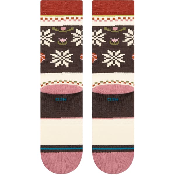 Chaussette STANCE MISTLING TOES CREW DUSTY ROSE
