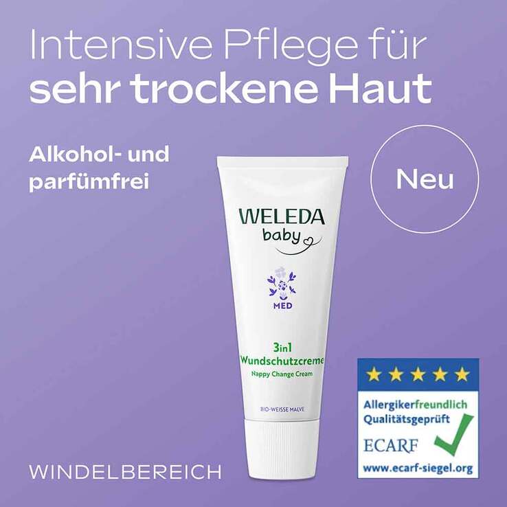 Weleda 3in1 Wundschutzcreme weiße Malve, 50 ml