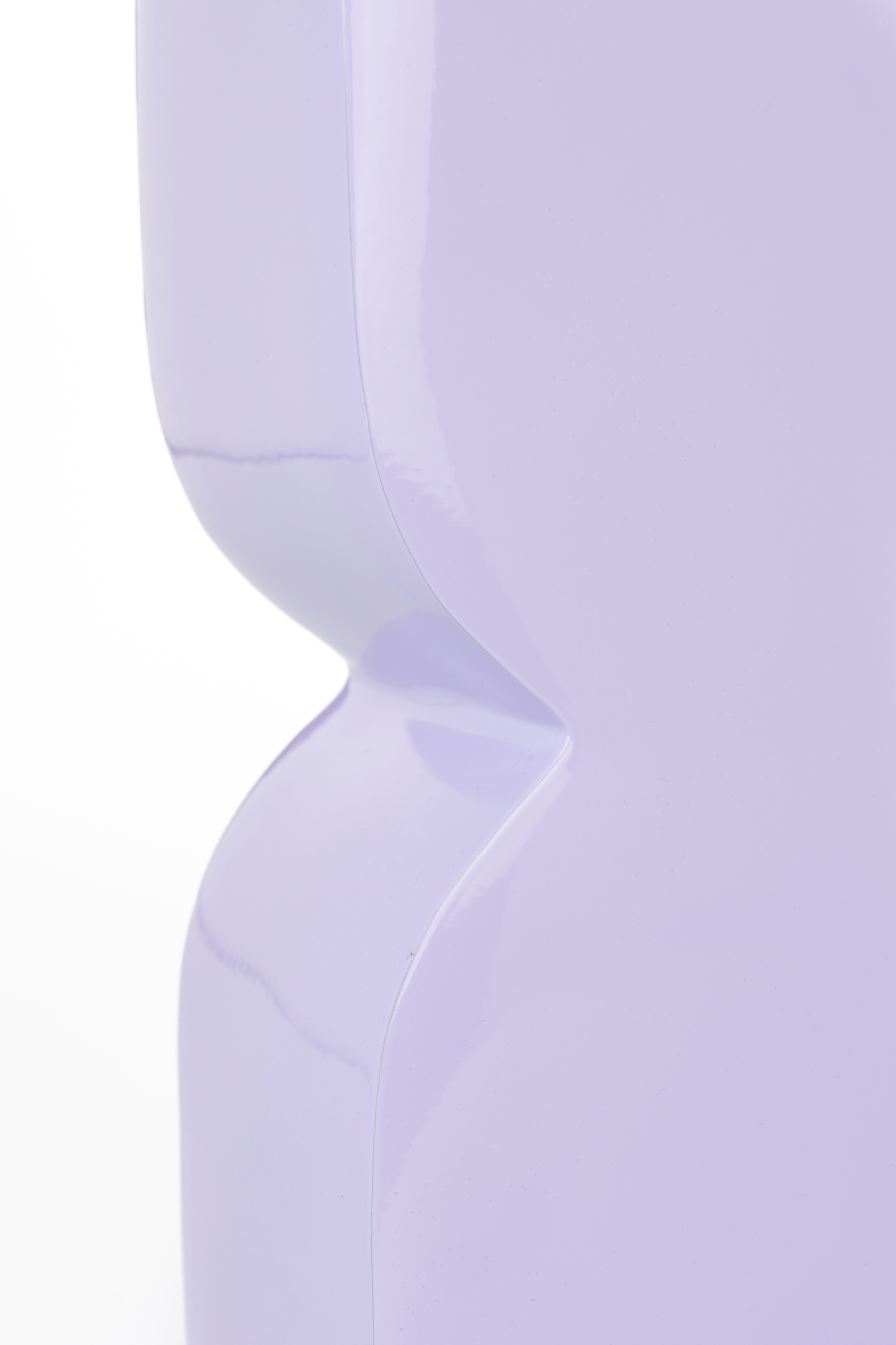 VASE CONES L SHINY LILAC