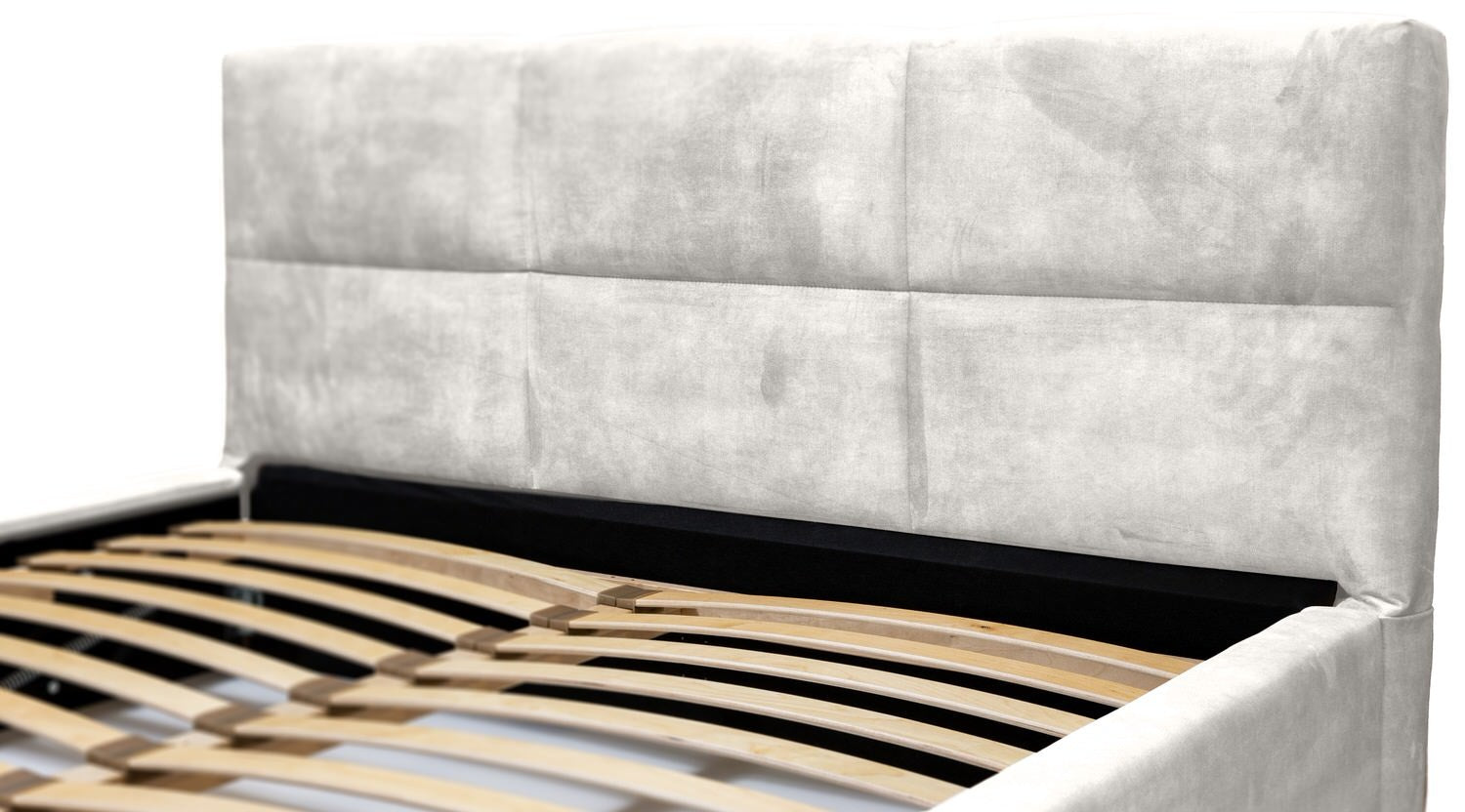 Trae Mobler Porto 160 x 200 cm Gestoffeerd Bed Pearl