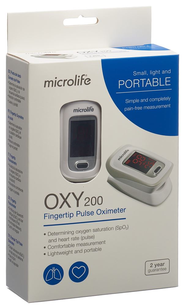 Microlife Pulsoximeter<br>1 Stück, Oxy 200