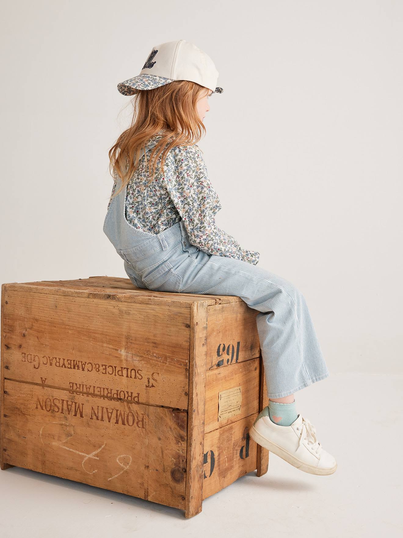 Boné infantil feminino com estampa 