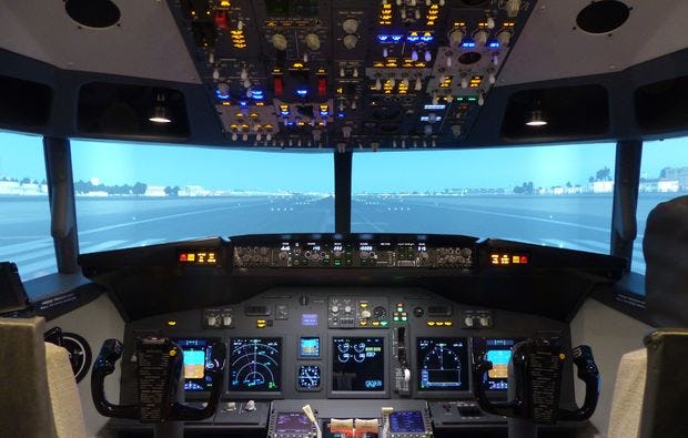 Flugsimulator Boeing B737 in Karlsruhe als perfektes Geschenk