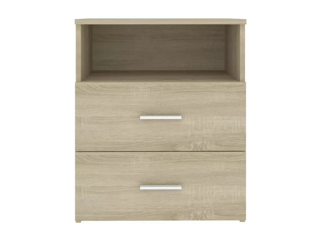 Tables de chevet 2 pcs Chêne sonoma 50x32x60 cm