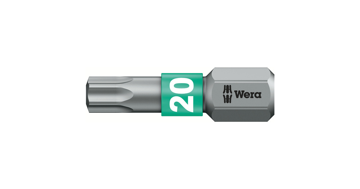 WeraKraftform Kompakt 20 RA-R met etui, 6‑delig bitset  (Zwart/groen)