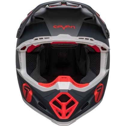 Casque cross Bell MOTO-9S FLEX SEVEN VANGUARD 2023 - Gris / Orange