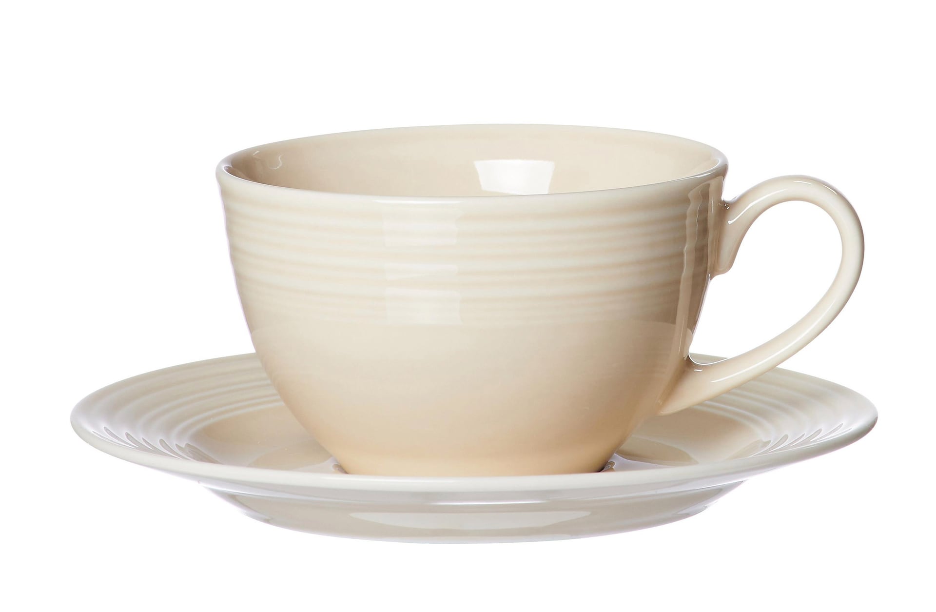 Ritzenhoff & Breker Untertasse LEVI 6er Set beige