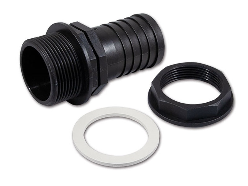 Rechte Ø 25 mm 3/4'' slangaansluiting
