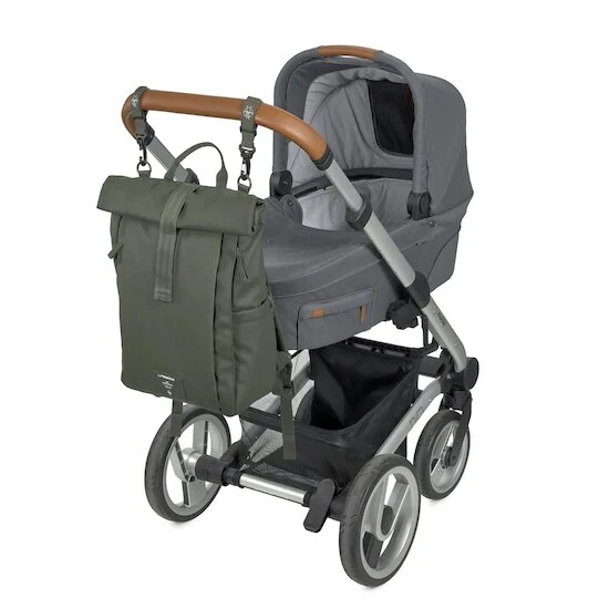 Sac à dos à langer Rolltop Up   Olive        de               Lässig