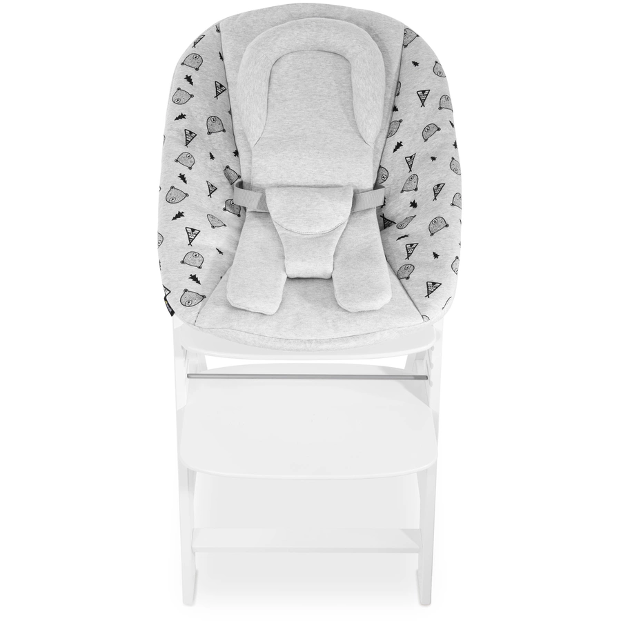 hauck Babyaufsatz Alpha Bouncer Premium Nordic Grey