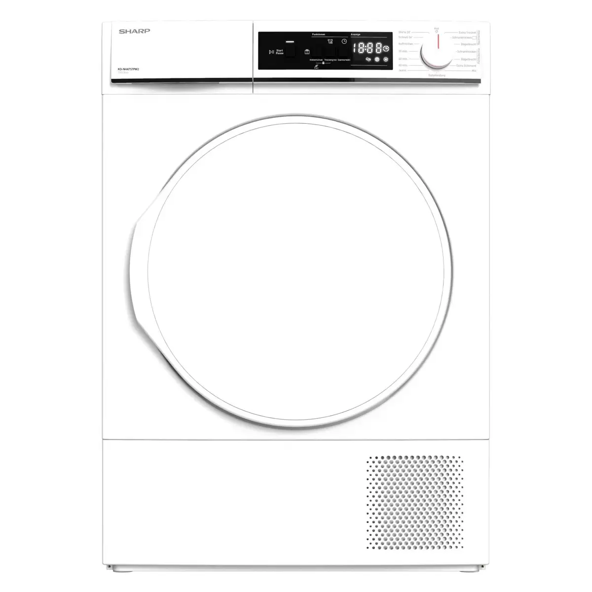 Wäschetrockner 7kg Sharp KD-NHA7S7PW21-DE