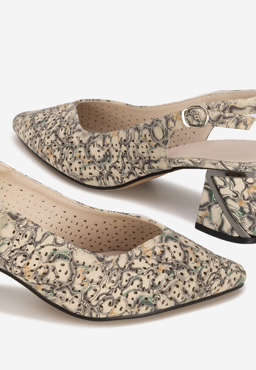 Chaussures slingback multicolores Fermina