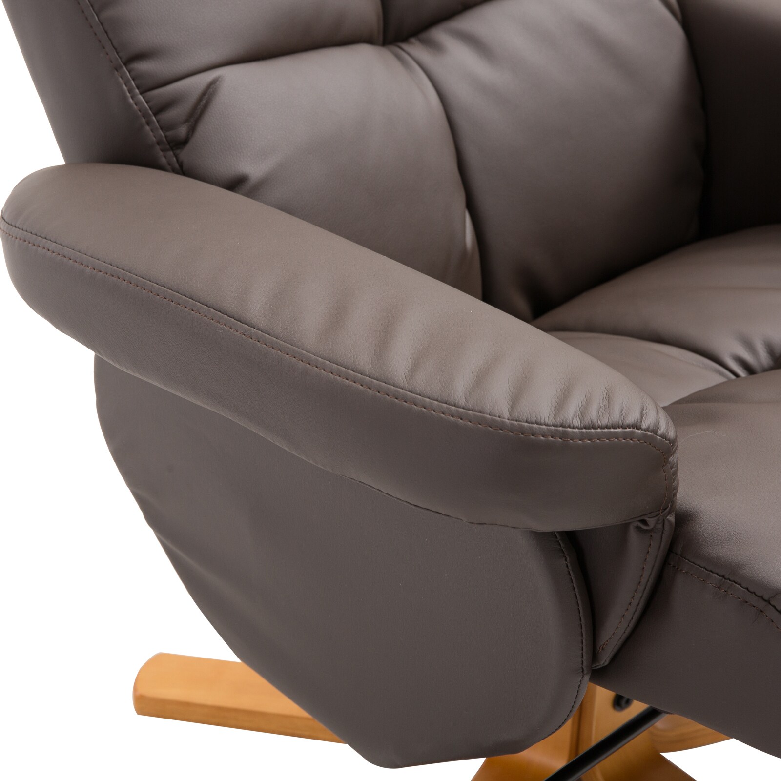 HOMCOM Fernsehsessel mit Hocker