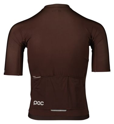 Maillot Manches Courtes Poc Pristine Axinite Marron