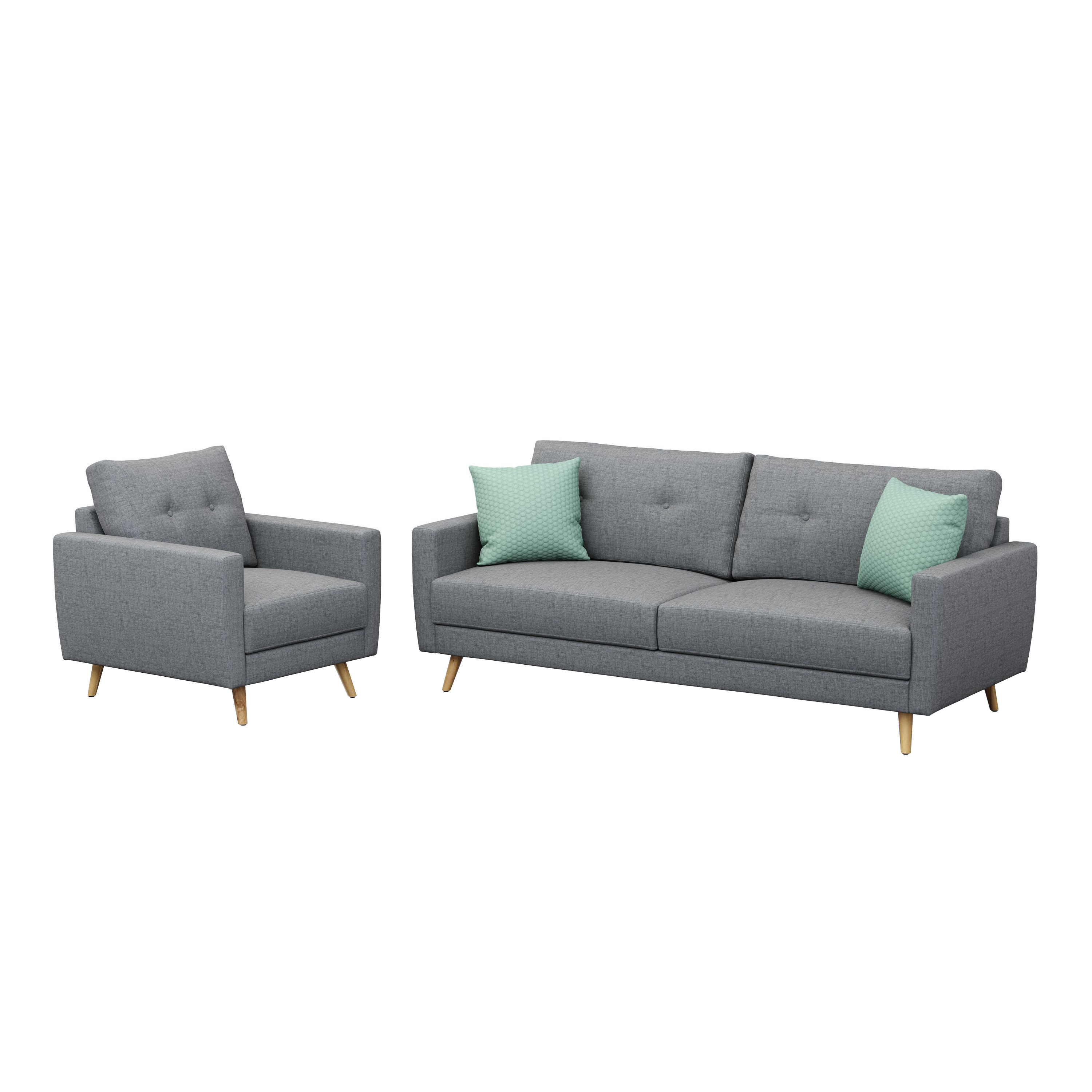 Sofa Set MANDY grau