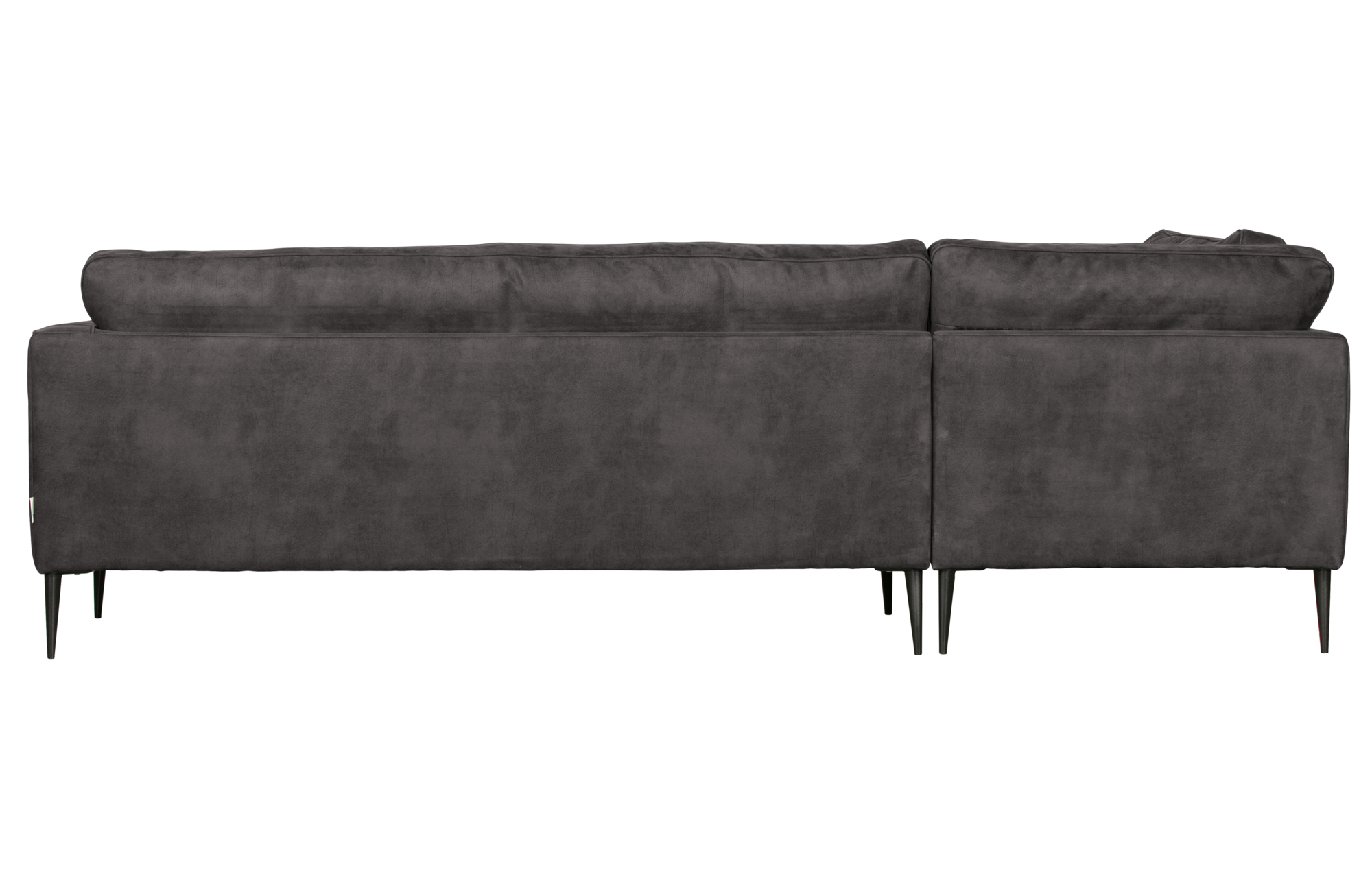 Hoekbank Crew links Vtwonen Crew Hoekbank Links Suede - Donkergrijs