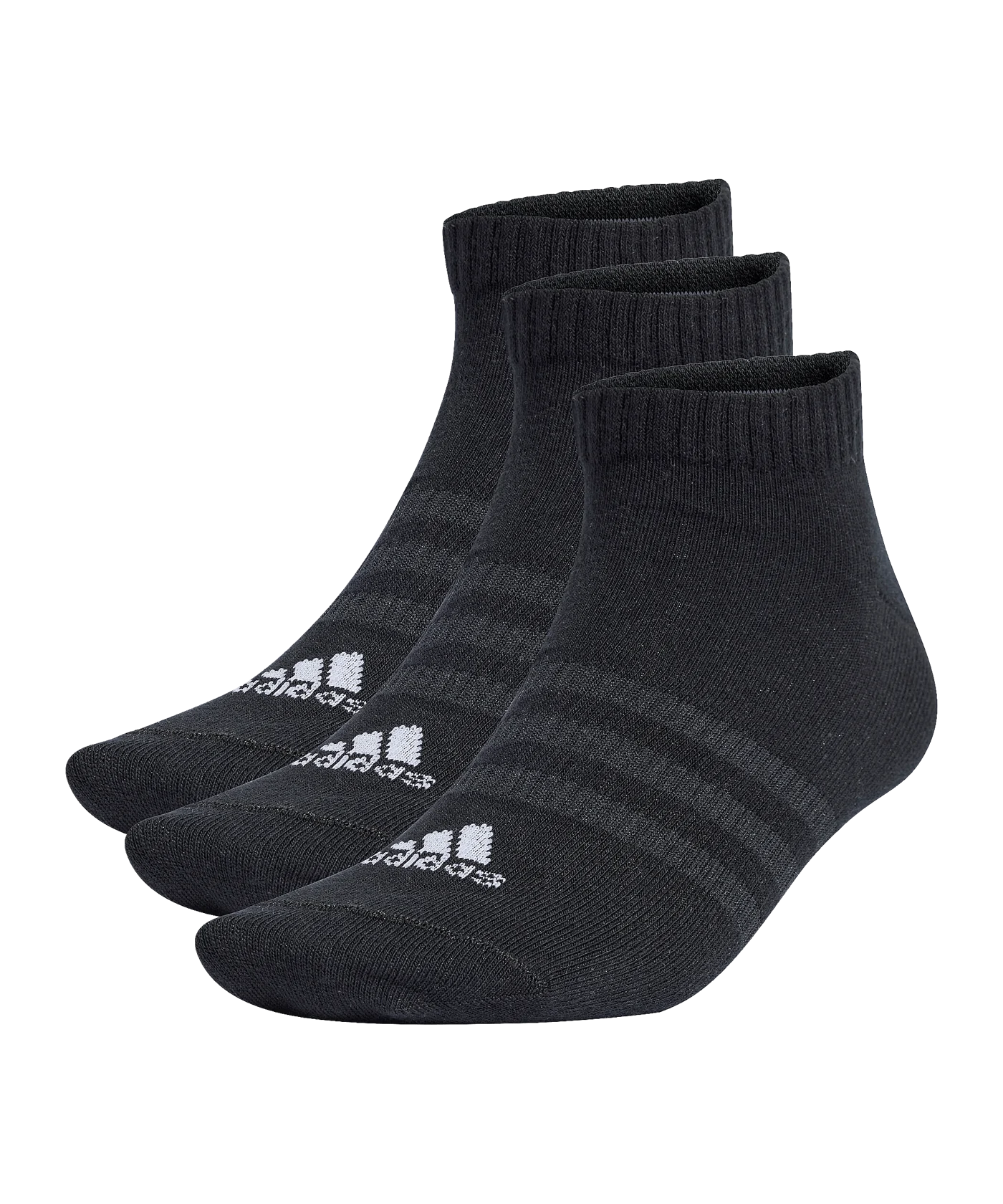 adidas Sportwear 3er Pack Socken Schwarz