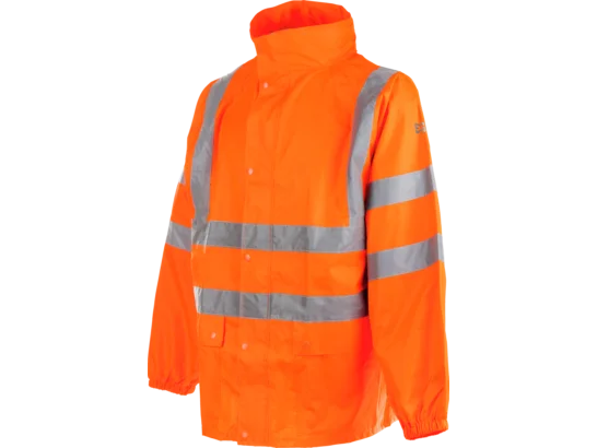 Veste de pluie haute visibilité EN 20471 3.2 et EN 343 3.1 Würth MODYF orange