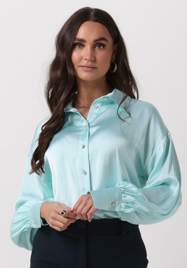 ACCESS mint access blouse satin effect shirt