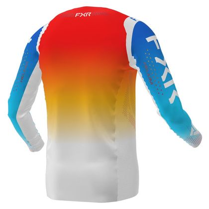 Maillot cross FXR YOUTH PRO-STRETCH PRO-STRETCH BLUE/TANGERINE ENFANT/TANGERINE - Blanc / Bleu