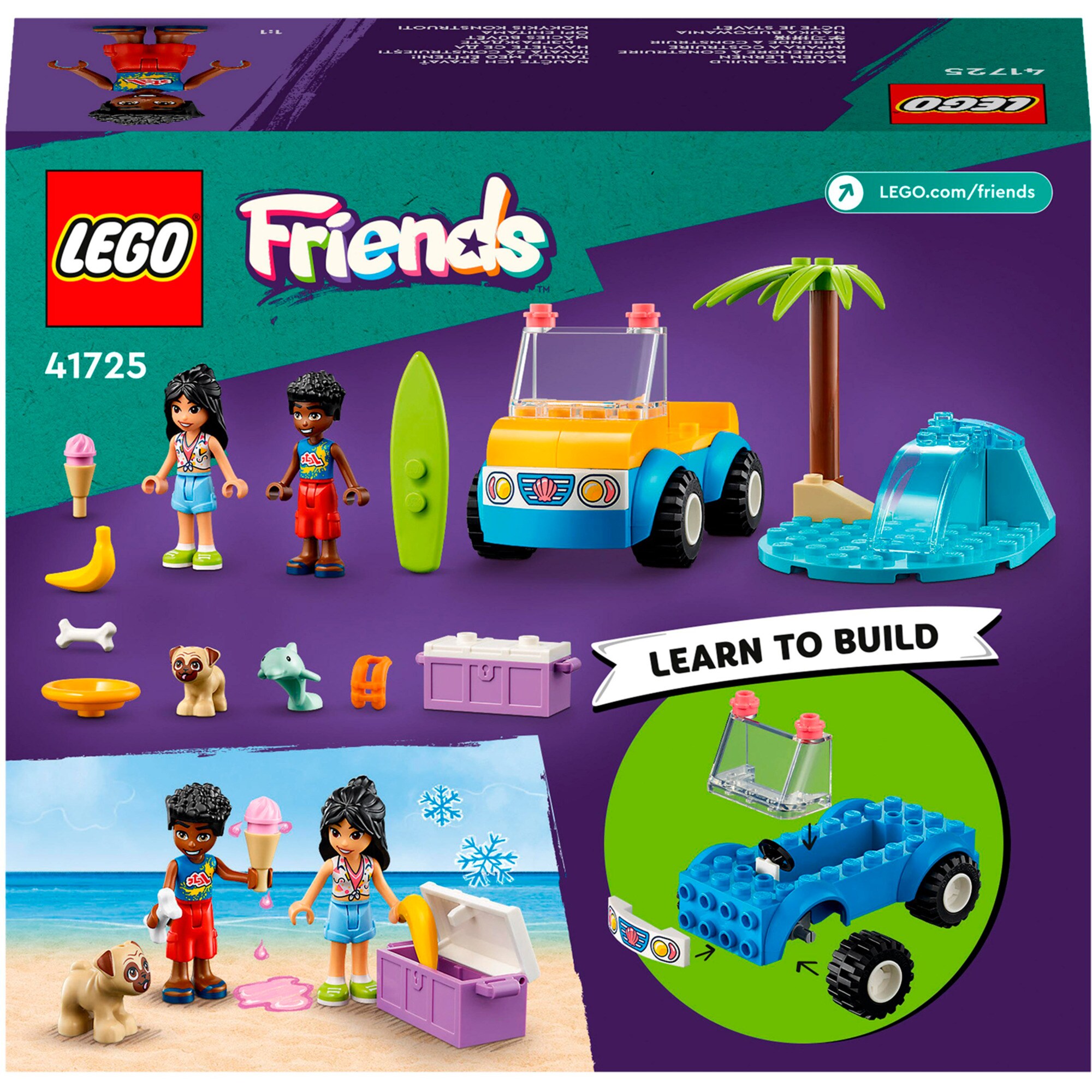 LEGO Konstruktionsspielzeug Friends Strandbuggy-Spaß