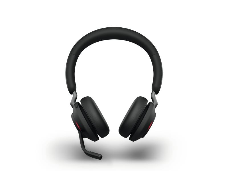 Jabra Headset Evolve2 65 Duo MS Schwarz, USB-A Für Sie entwickelt: Ihr schnurloses Headset für das mobile Arbeiten – mit herausragendem Sound