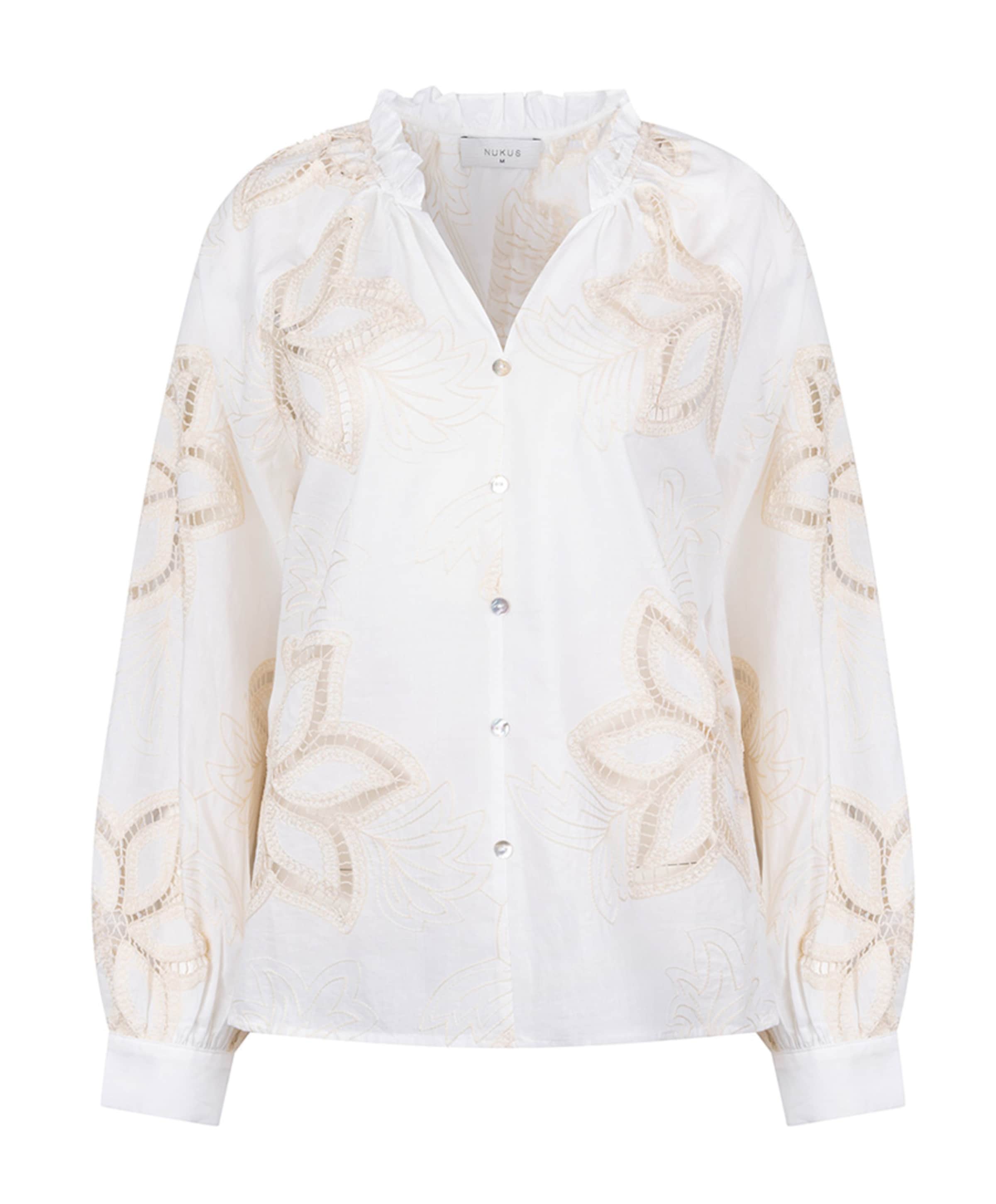 Nukus Dames blouse ecru