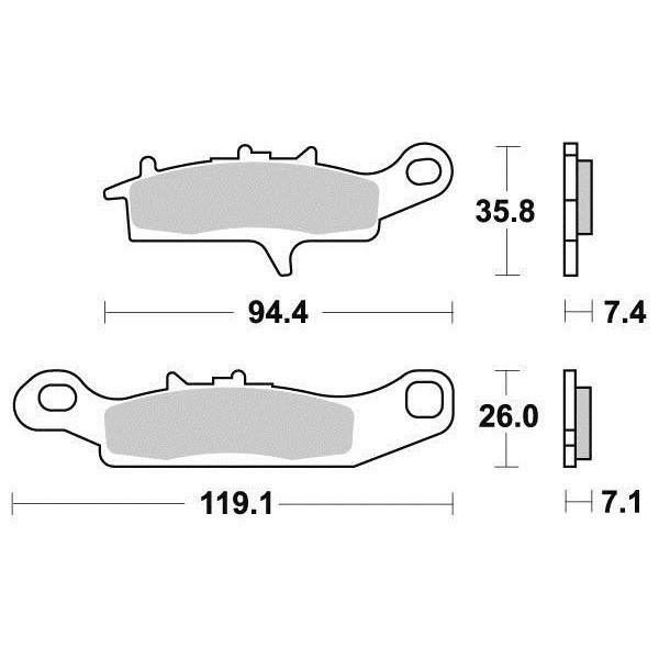 Sifam - Plaquettes de frein S1441N
