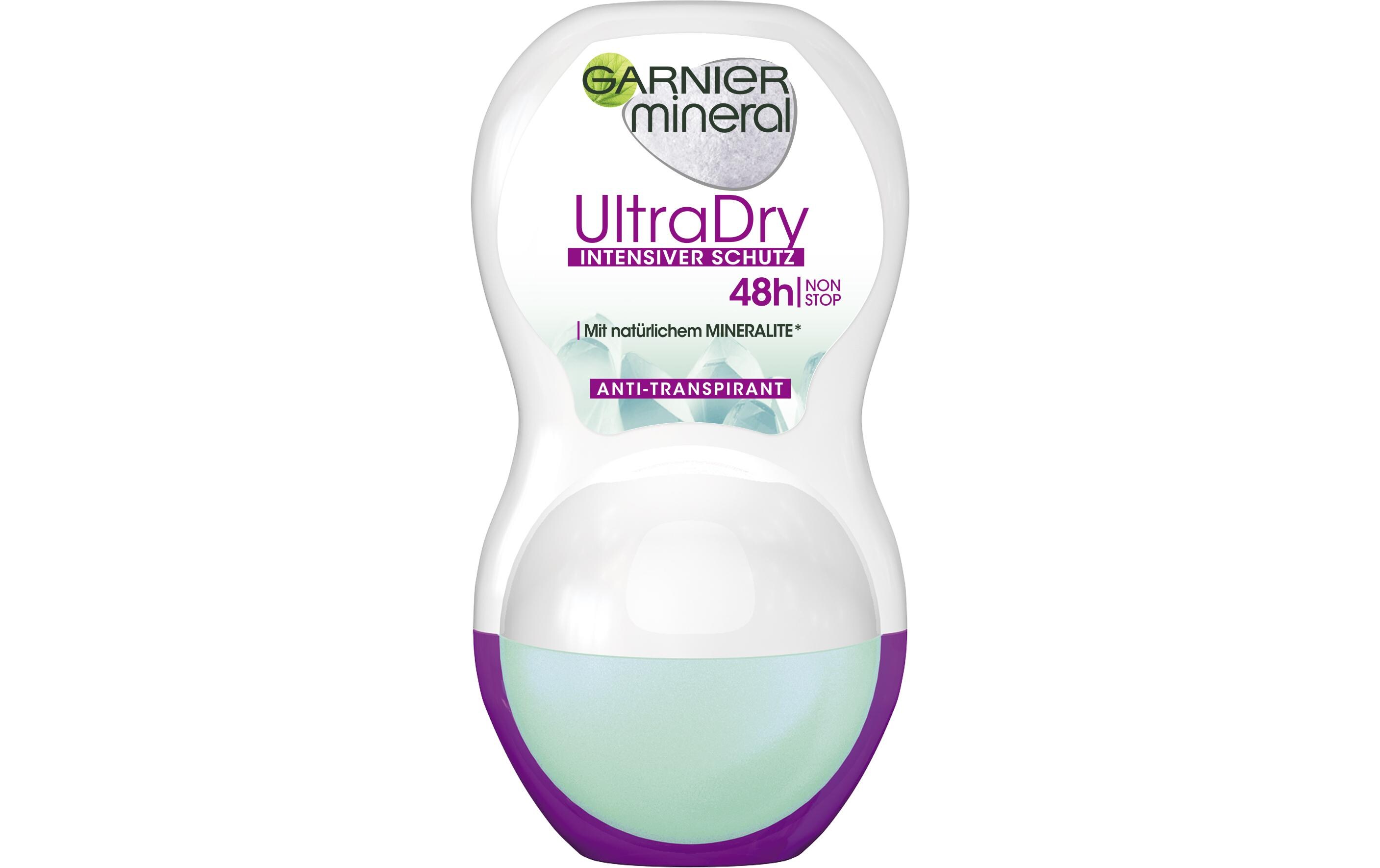 Deo Roll-on Mineral Ultradry 50 mlDeo mit natürlicher Formel sorgt für einen starken Trockeneffekt