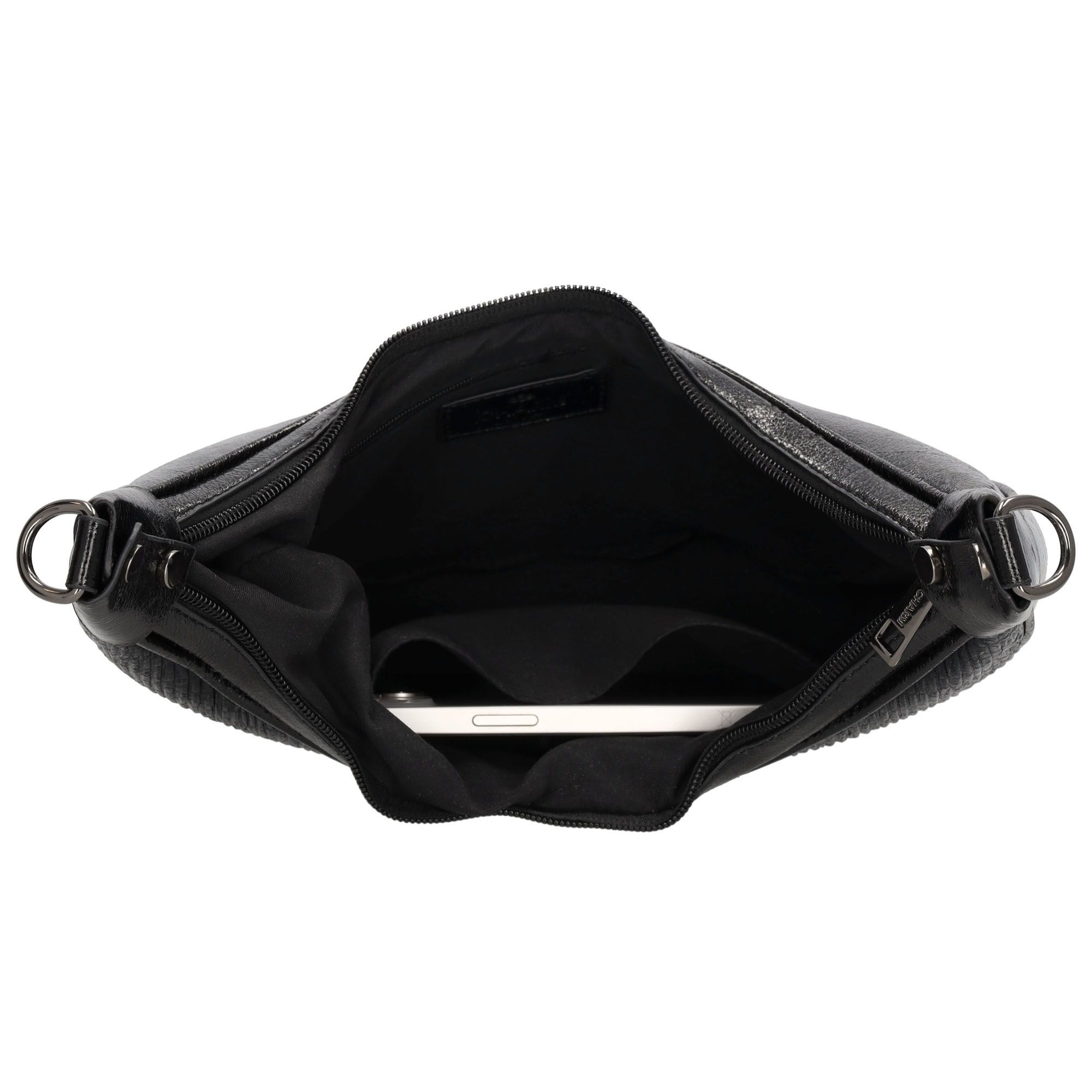 Charm London Kingsway Schoudertas Zwart