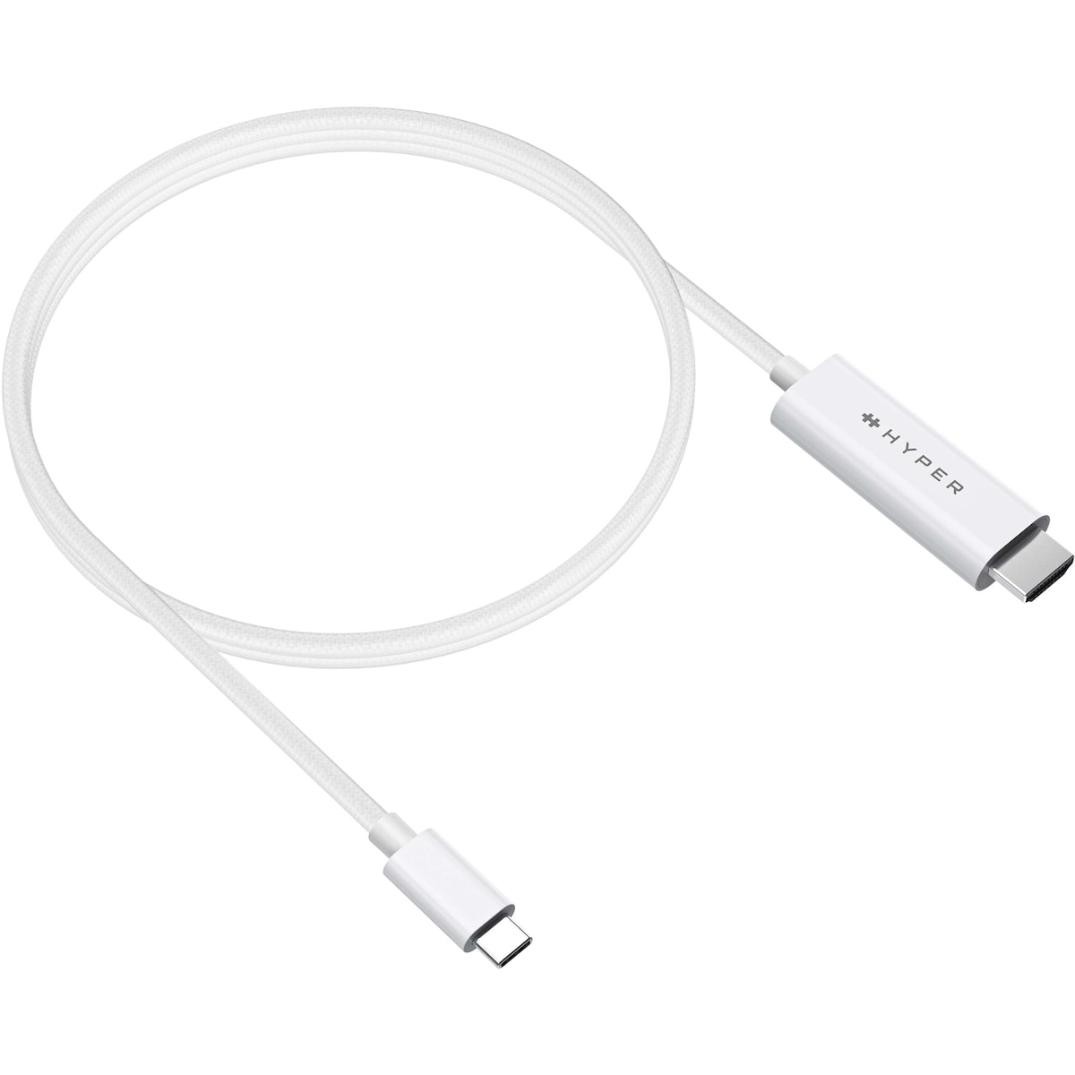 Hyper HyperDrive HDMI til USB-C kabel 2,5 m (hvit)