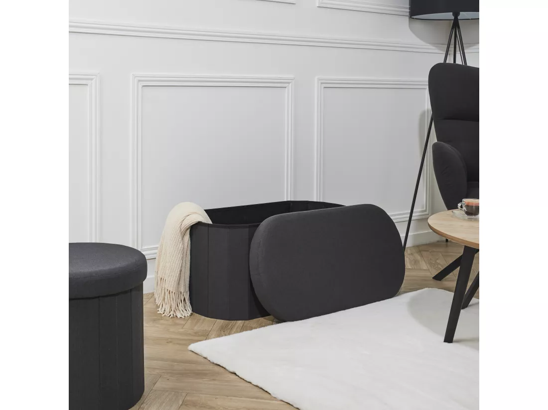 Coffre Banc Pliable Noir Pills M2
