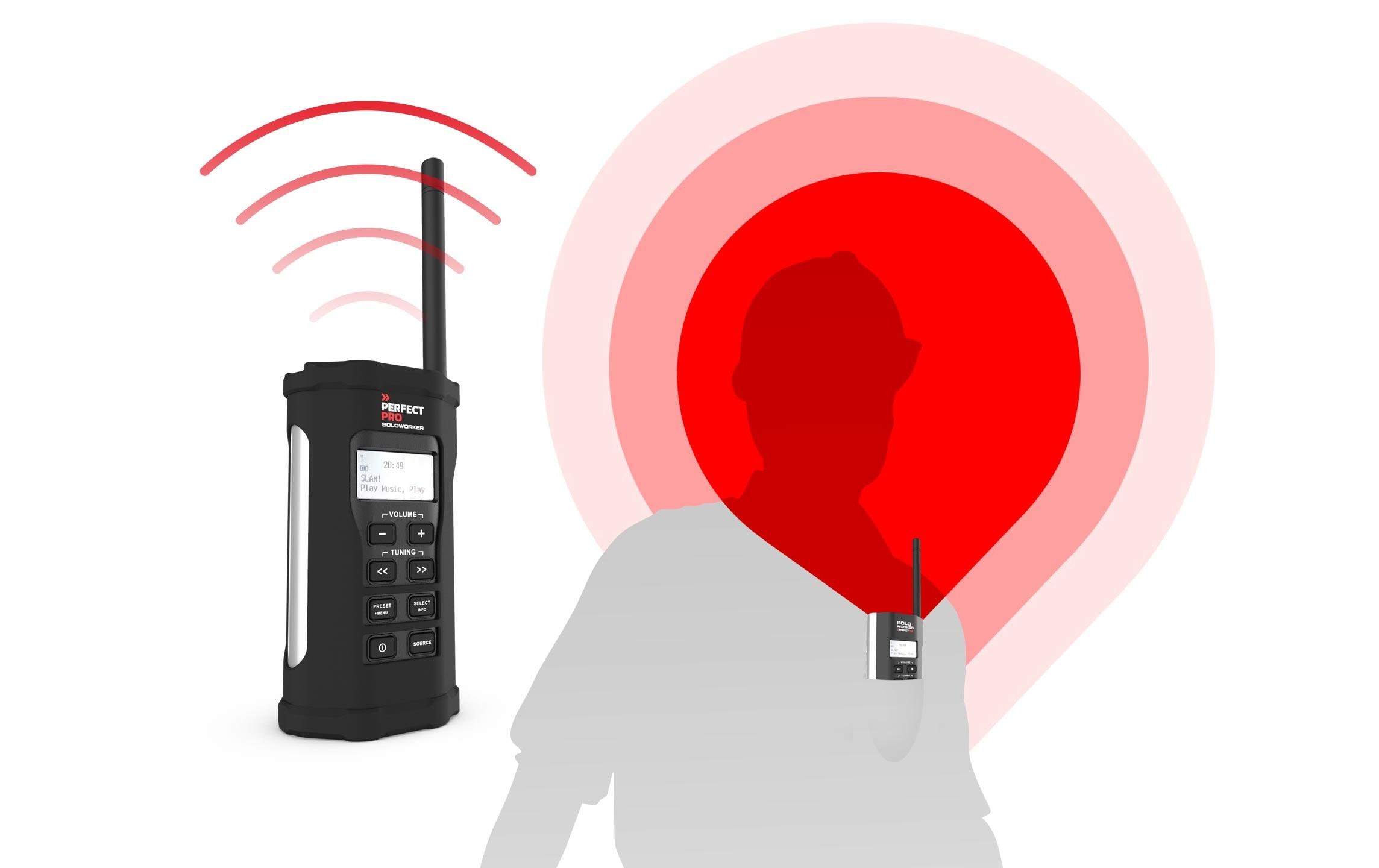 DAB+ Radio SOLOWORKER Schwarz<br>Das ultimative Taschenradio