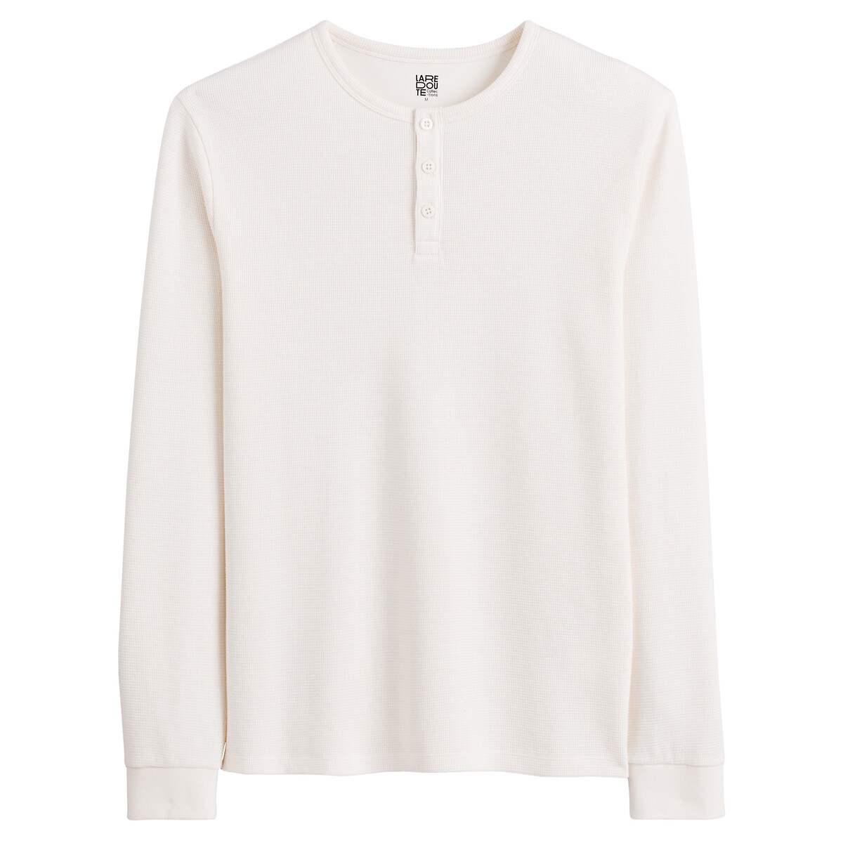COLEÇÃO LA REDOUTE<br>Camiseta com gola túnica e mangas compridas