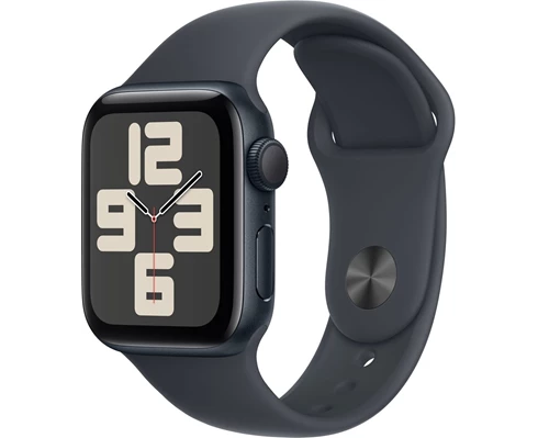 Apple Watch SE GPS 40mm Midnight Aluminium Case with Midnight Sport Band - M/L