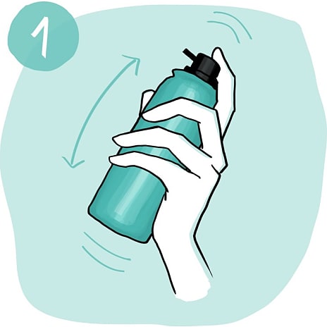 Hårfarvespray Cold Brown
