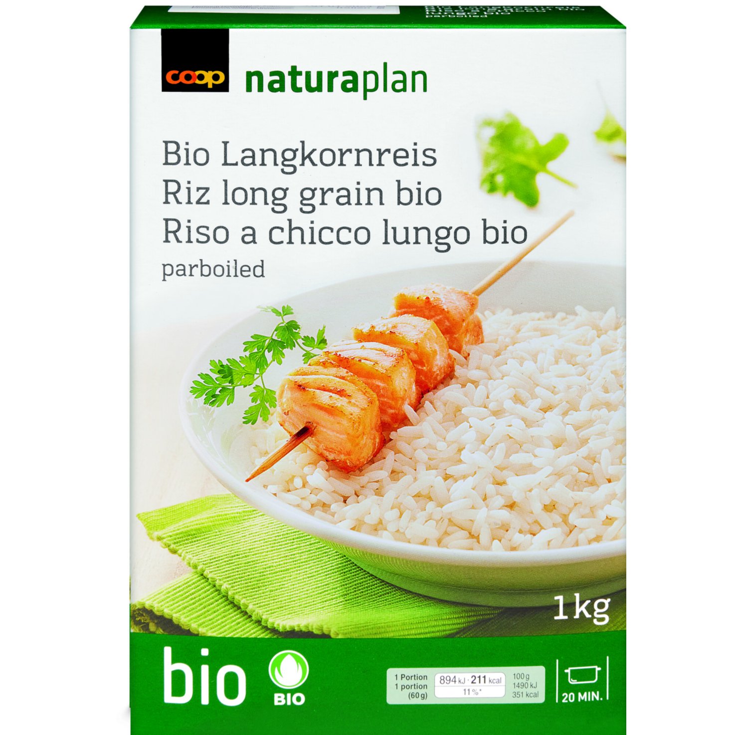 Naturaplan Bio Langkornreis Parboiled