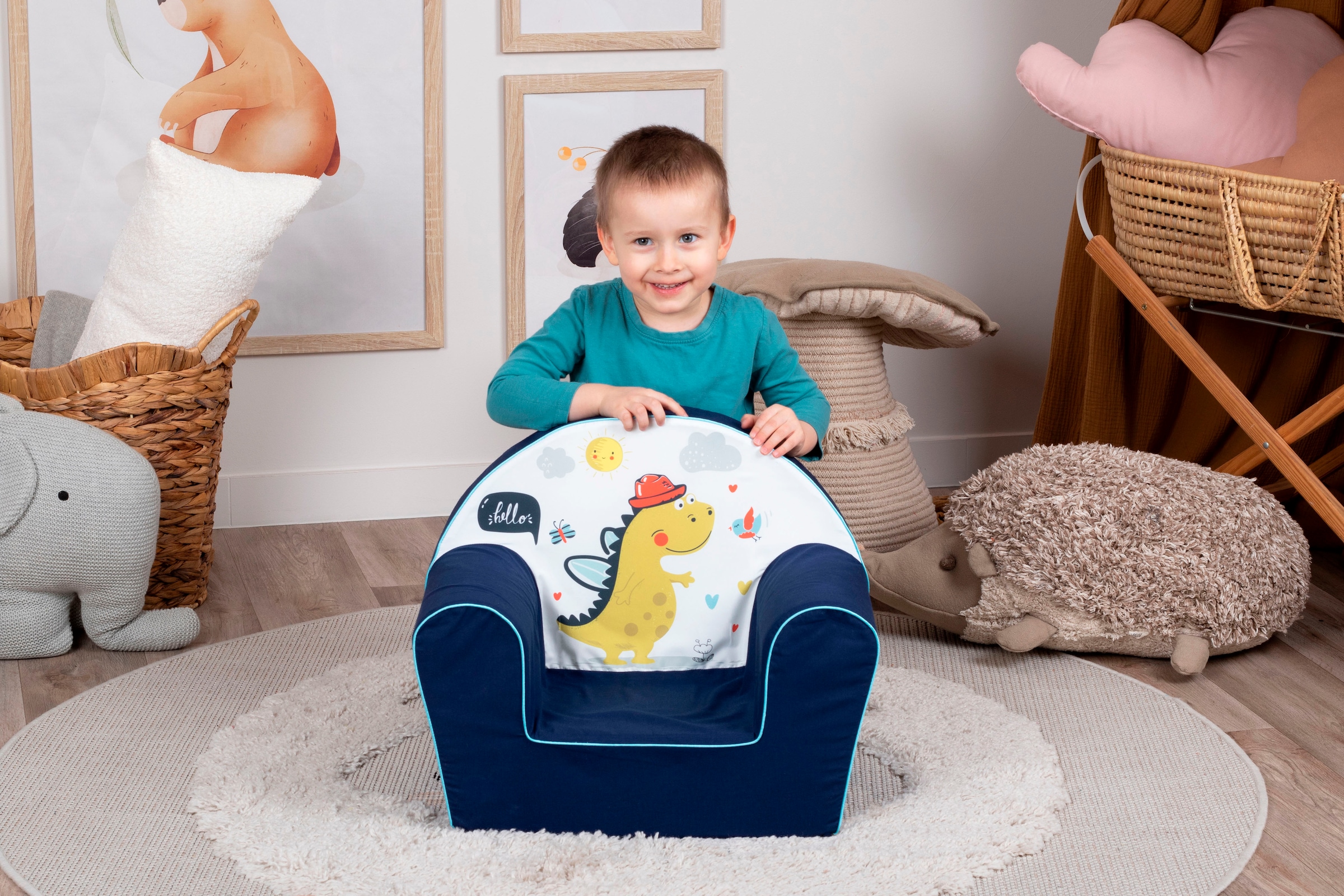 Knorrtoys® Sessel »Lovely dino« für Kinder; Made in Europe