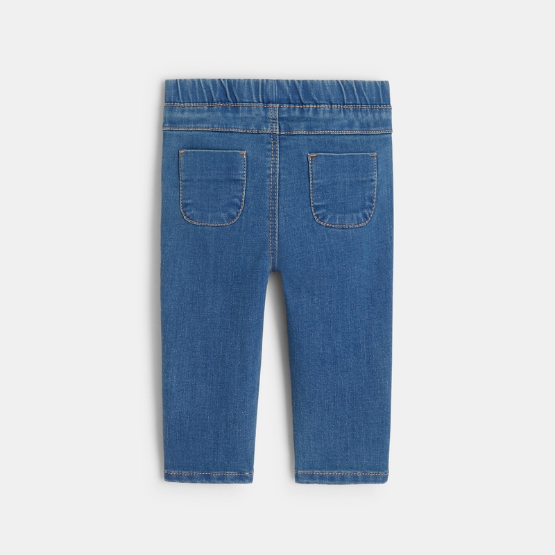 Jegging denim bleu bébé fille