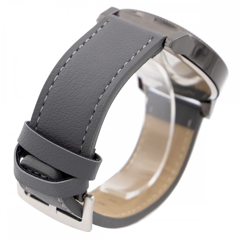 Montre Homme M. JOHN bracelet Cuir Gris