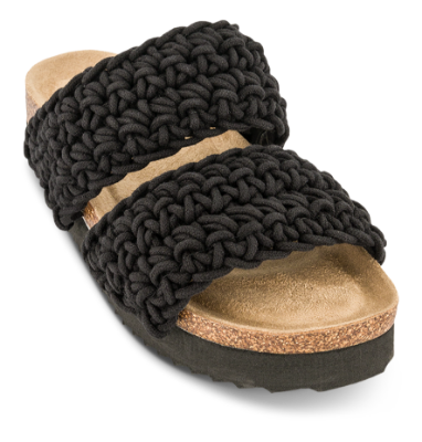 Duffy sko Damesandal Sort 86-65001