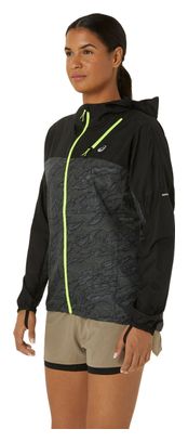 Veste coupe-vent Asics Fujitrail Packable Noir Femme