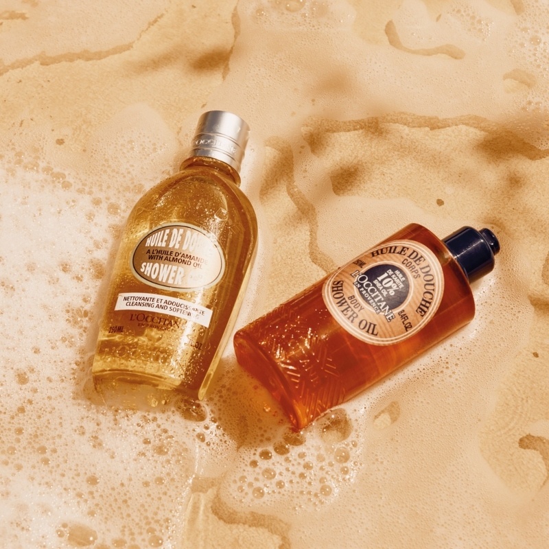 L'Occitane Almond Cleansing & Softening Shower Oil 250 ml