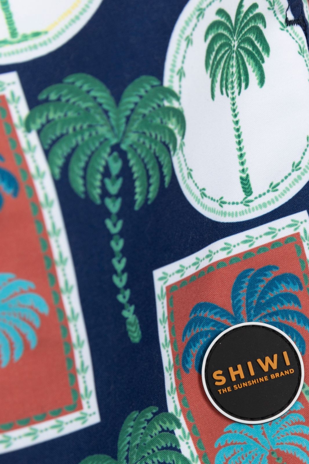 Shiwi donkerblauwe zwembroek palmboom
