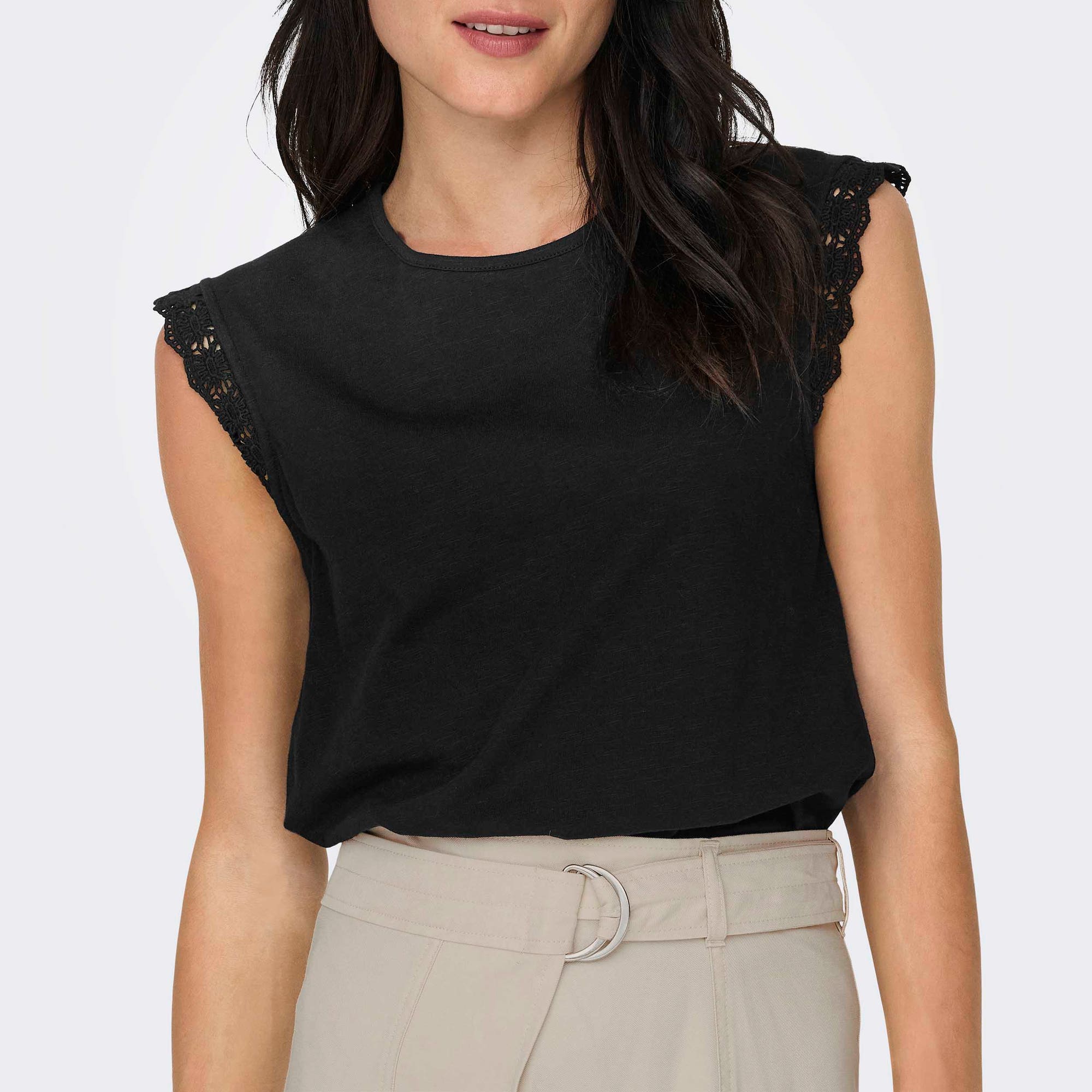 T-shirt Femme noir
