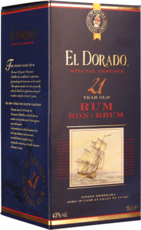 EL DORADO 21 YEARS 70CL