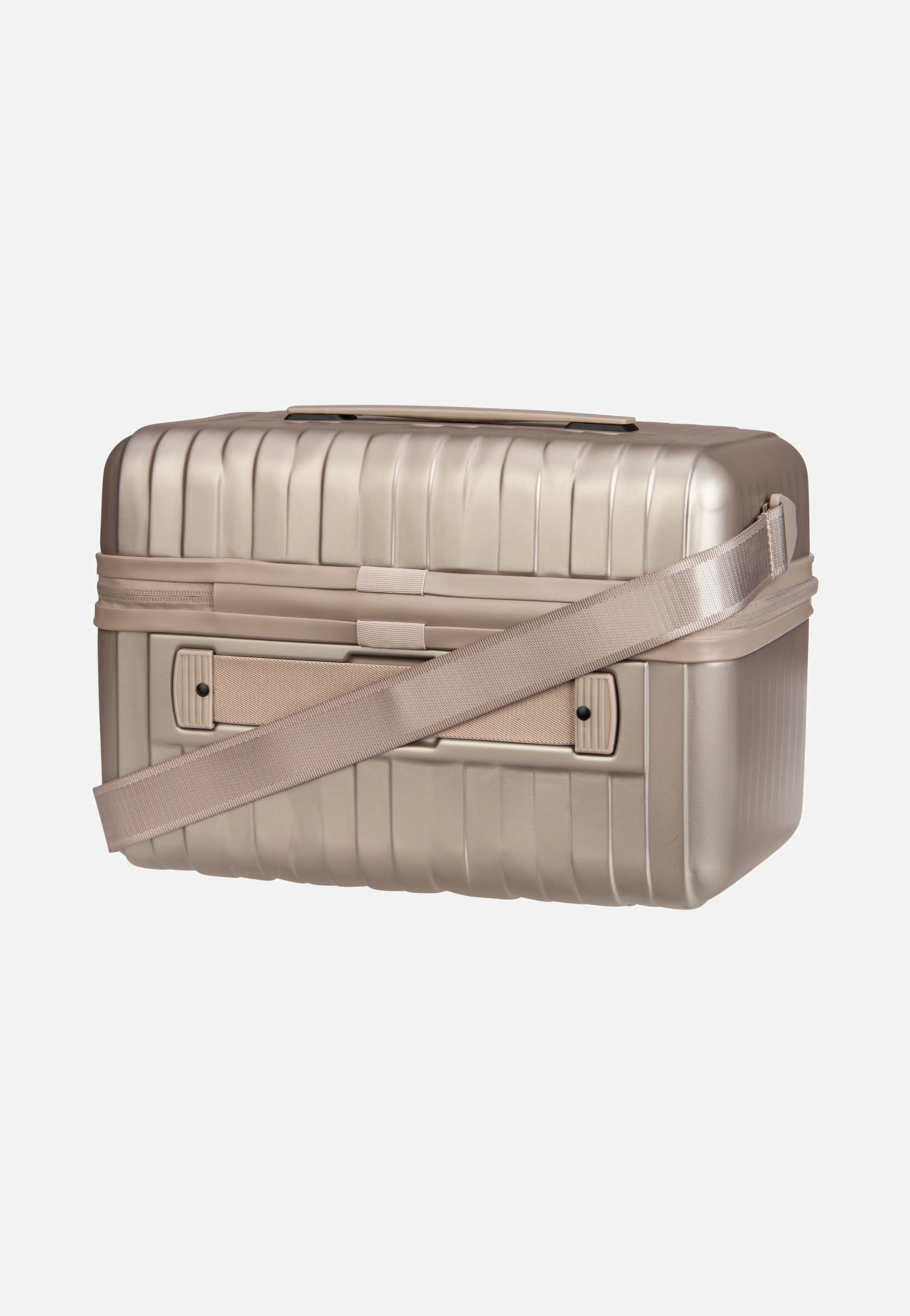 Barbara Novelty Beauty Case Satin Nude - Kosmetikkoffer