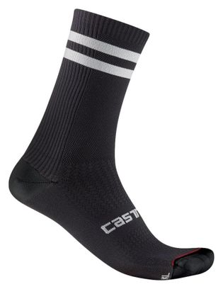Chaussettes Castelli Original 18 Noir Blanc