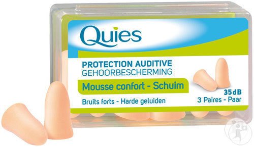 Quies Protection Auditive Mousse Confort Chair 3 Paires