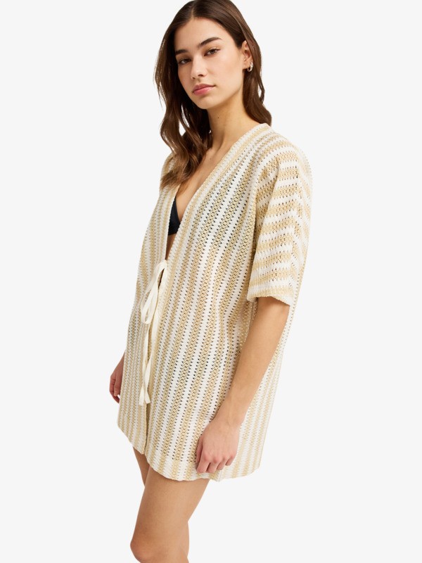 Moana Story Kimono léger Beige Femme